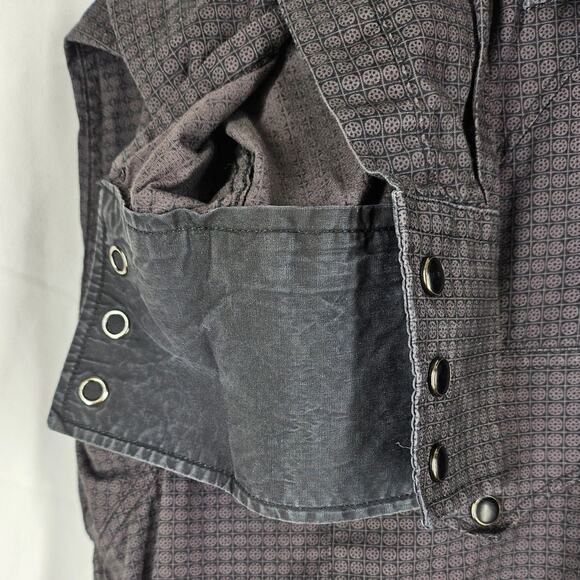 ELY CATTLEMAN MEN'S LONG SLEEVE SHIRT - SIZE LARGE - GRAY - Picture 12 of 15